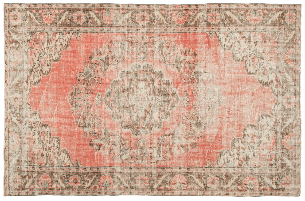 Vincenzo Vintage Rug | 6'1" x 9'3" - elsie green - Textiles