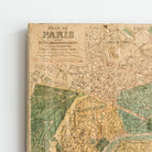 Vintage 1920s Paris Map - elsie green - art