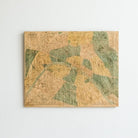 Vintage 1920s Paris Map - elsie green - art