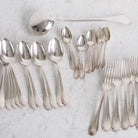Vintage Alfenide Flatware Set of 37 - elsie green - The French Kitchen