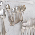 Vintage Alfenide Flatware Set of 37 - elsie green - The French Kitchen