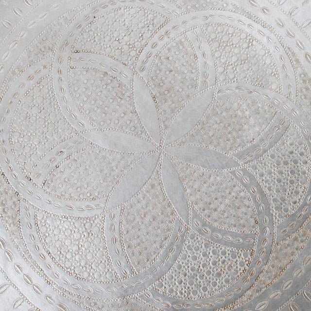 Vintage Aluminum Moroccan Tray - elsie green - French Kitchen