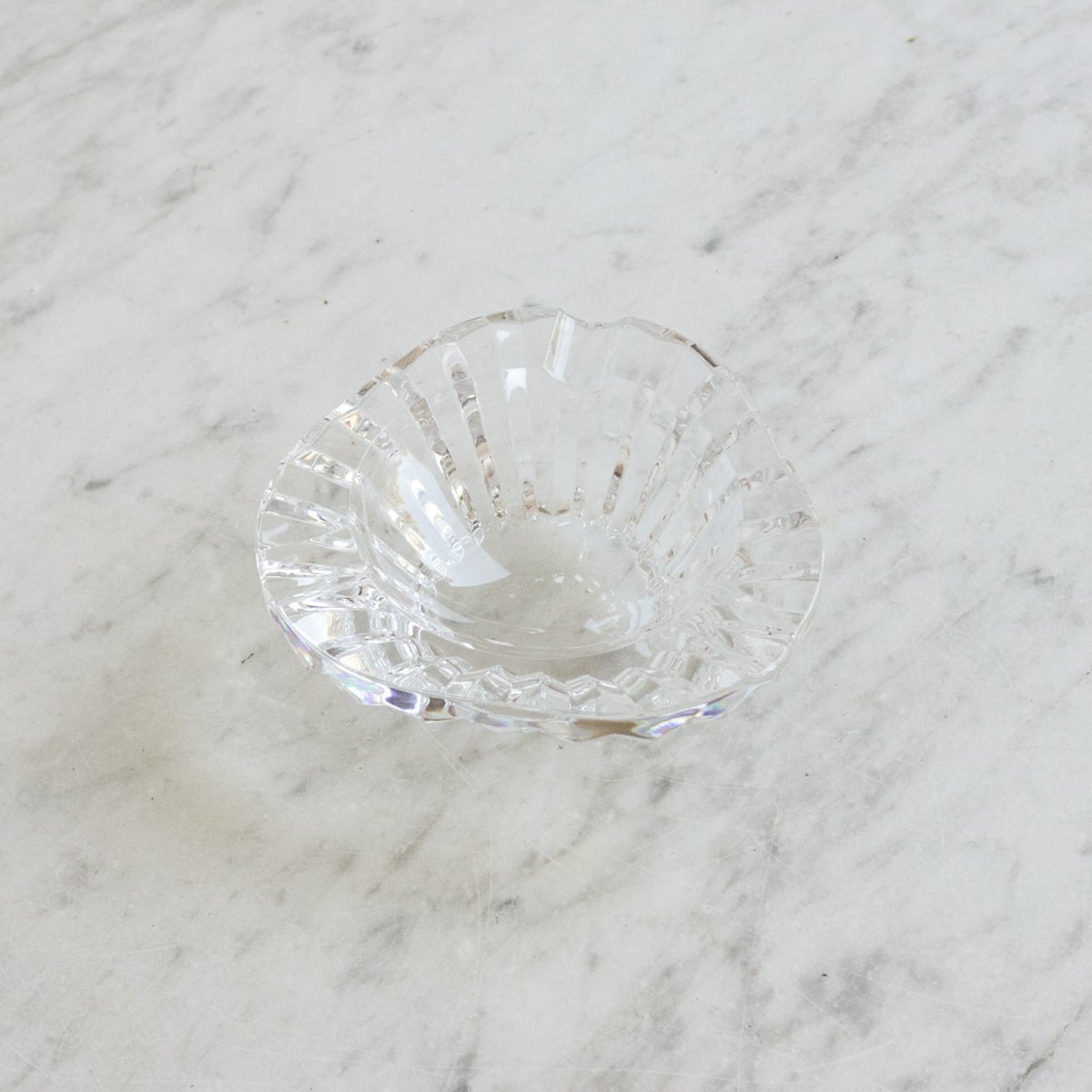 Vintage Baccarat Crystal Ashtray - elsie green - decor