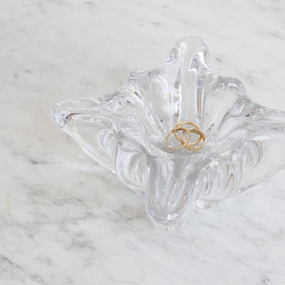 Vintage Baccarat Crystal Ashtray - elsie green - decor