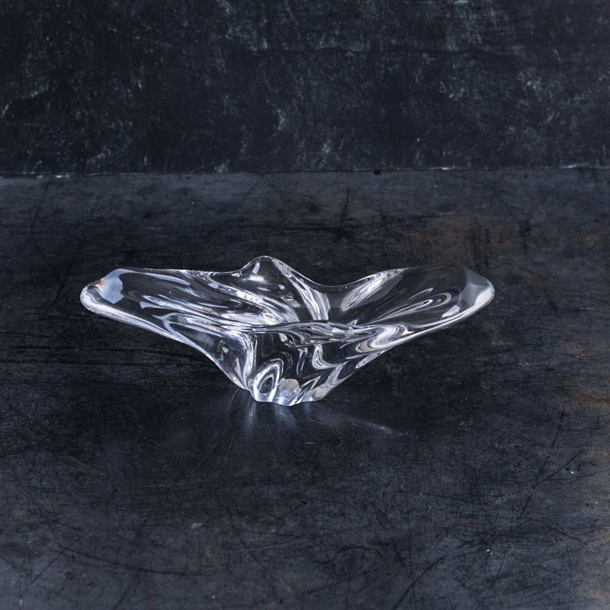 Vintage Baccarat Crystal Coupe - elsie green - decor