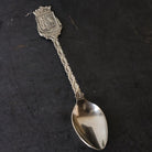 Vintage Baccarat Crystal Sugar Bowl with Petite Souvenir Spoon - elsie green - the french kitchen