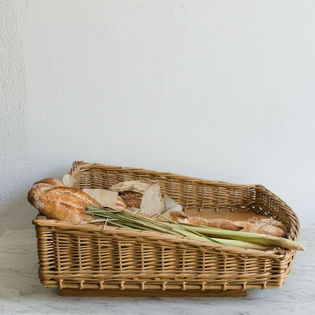 Vintage Baguette Basket - elsie green - decor