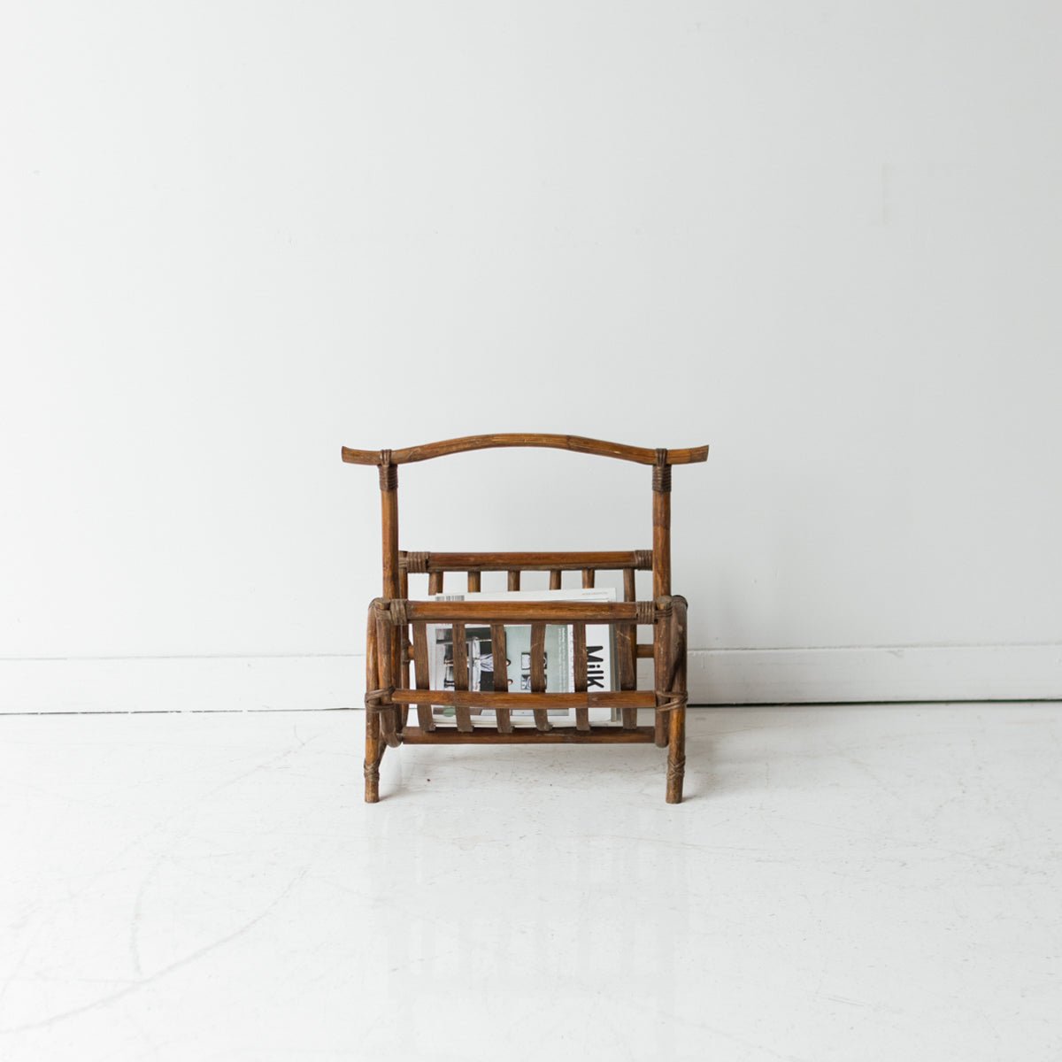 Vintage Bamboo Magazine Stand - elsie green - decor