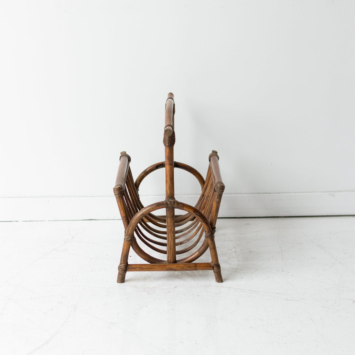 Vintage Bamboo Magazine Stand - elsie green - decor