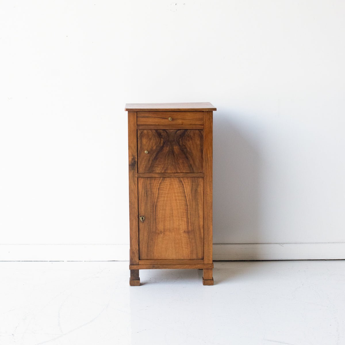 Vintage Bedside Table With Book - Matched Face - elsie green - furniture