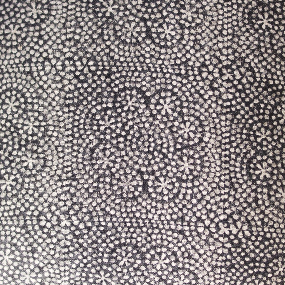 Vintage Block Print Crapaud Chair | Wisteria Noir - elsie green - Furniture