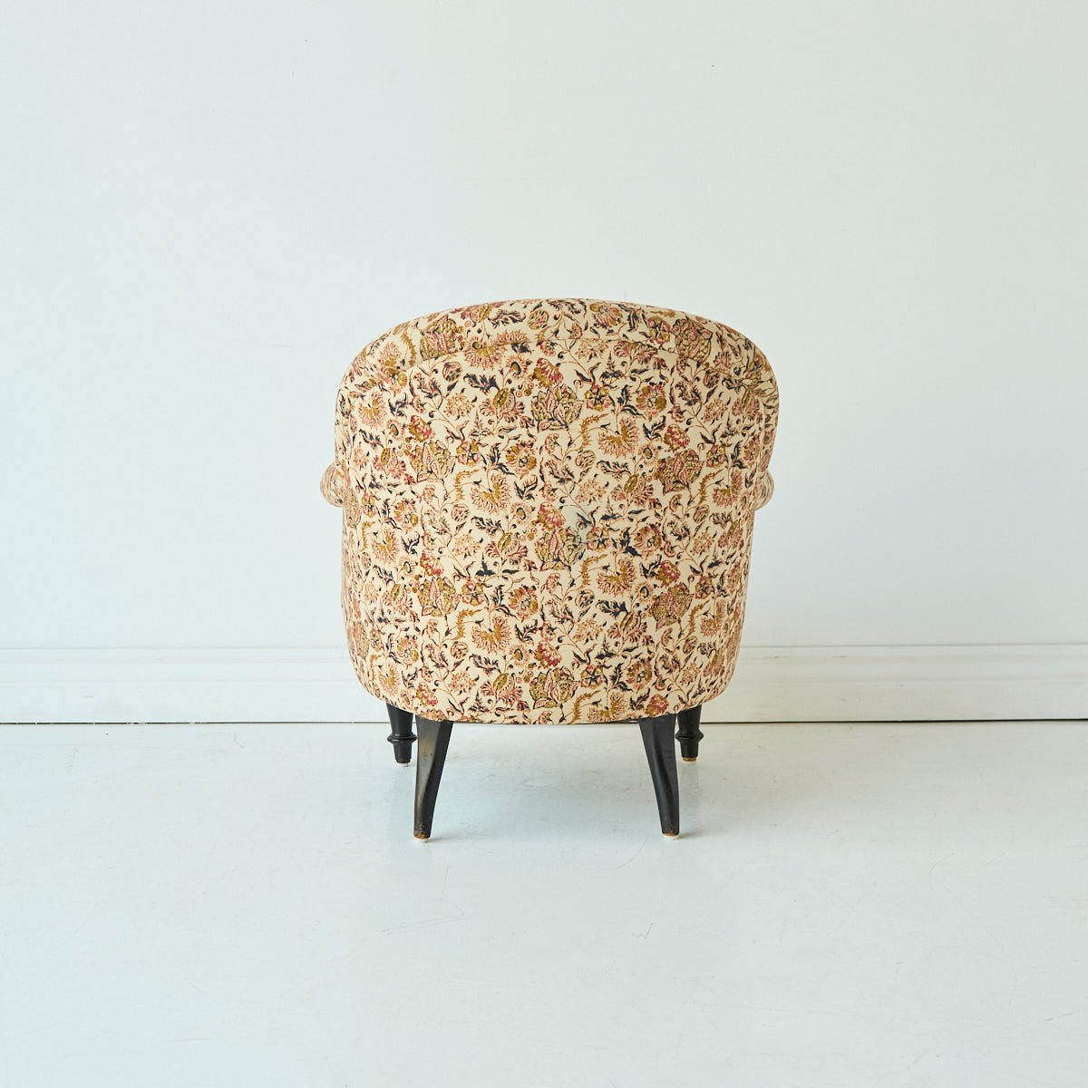 Vintage Block Print Crapaud Chair | Zara - elsie green - furniture