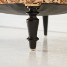 Vintage Block Print Crapaud Chair | Zara - elsie green - furniture