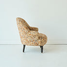 Vintage Block Print Crapaud Chair | Zara - elsie green - furniture