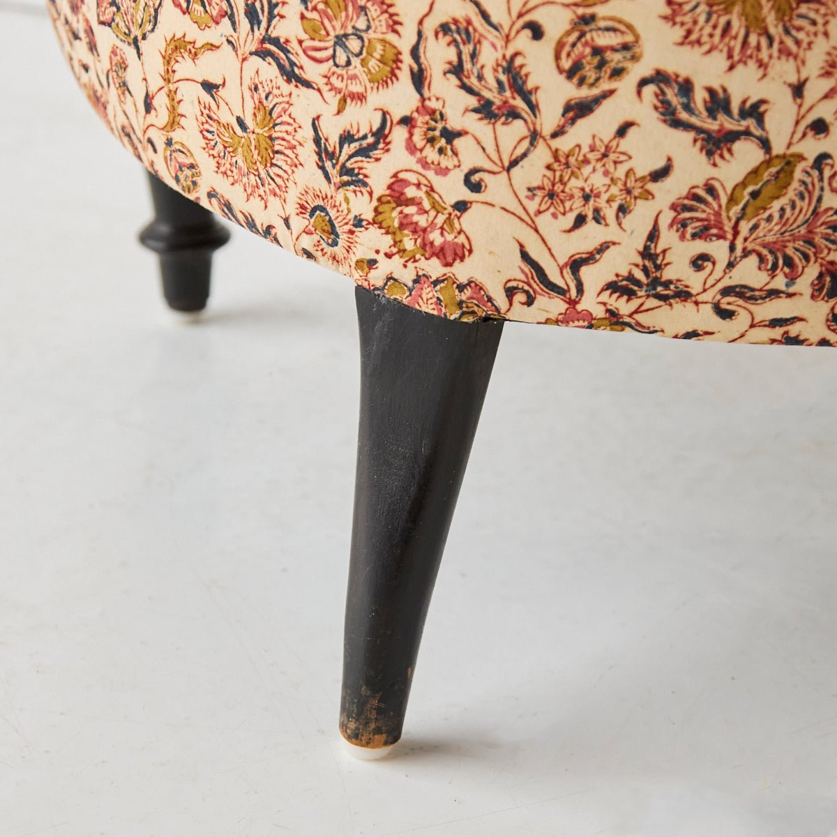 Vintage Block Print Crapaud Chair | Zara - elsie green - furniture