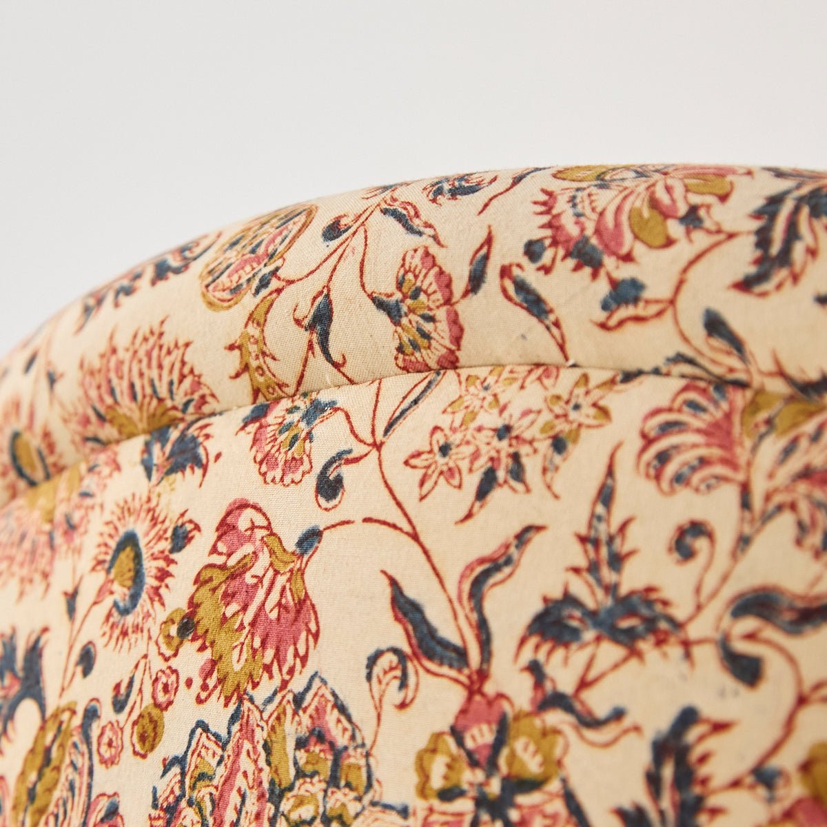 Vintage Block Print Crapaud Chair | Zara - elsie green - furniture