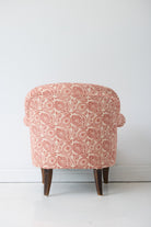Vintage Block Print Crapaul Chair | Tavi Pink - elsie green - furniture