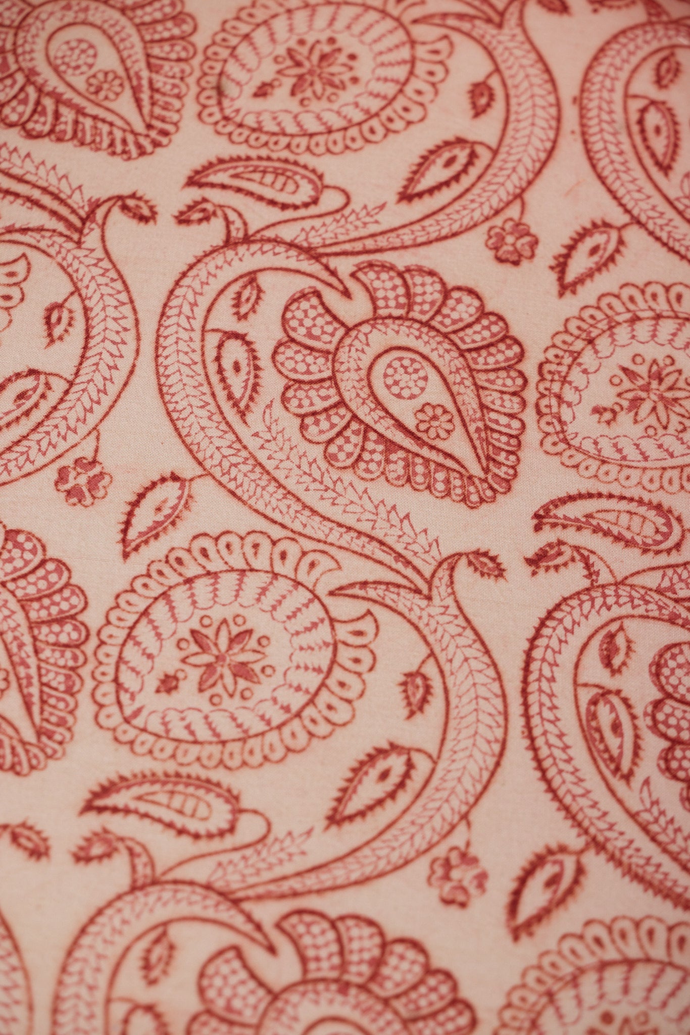 Vintage Block Print Crapaul Chair | Tavi Pink - elsie green - furniture