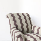 Vintage Bock Print Arm Chair | Valencia Coco - elsie green - Furniture