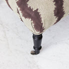 Vintage Bock Print Arm Chair | Valencia Coco - elsie green - Furniture