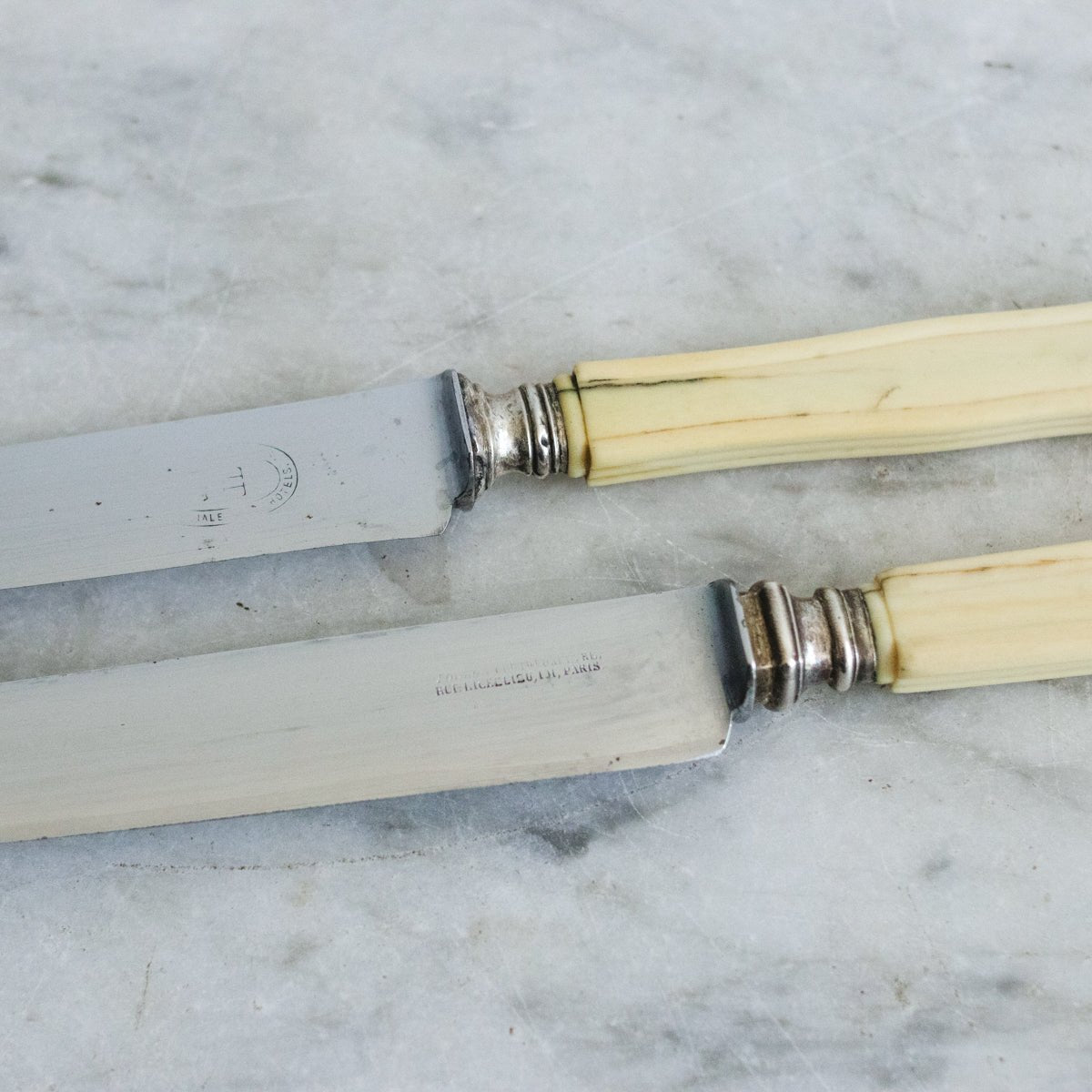 Vintage Bone Knife Set of 6 - elsie green - the french kitchen