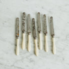 Vintage Bone Knife Set of 7 - elsie green - the french kitchen