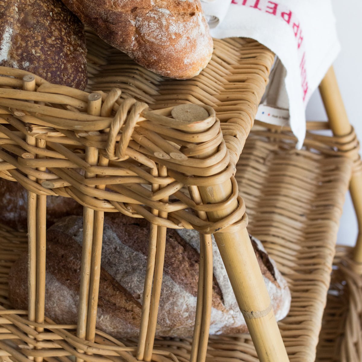 Vintage Boulangerie Basket - elsie green - decor