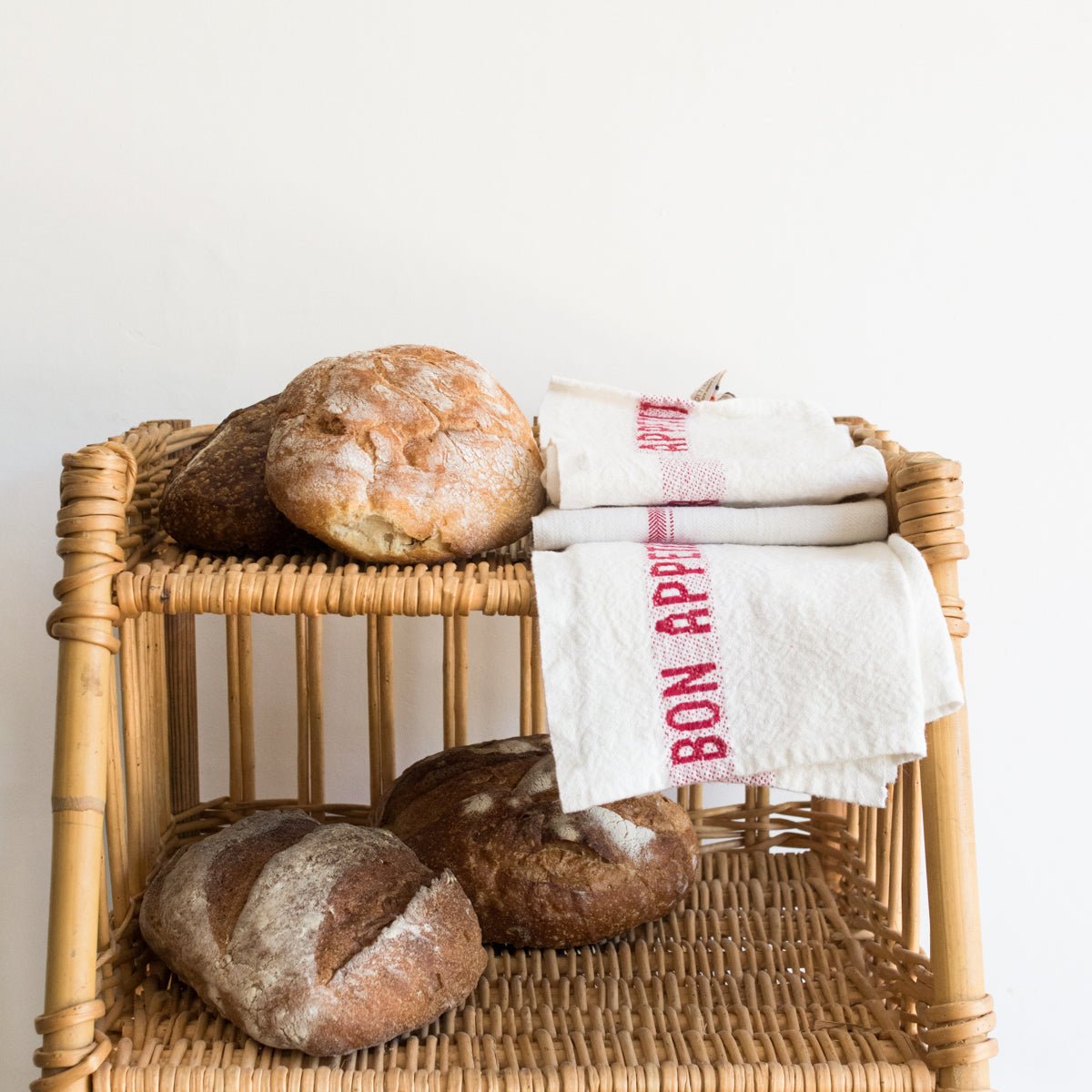 Vintage Boulangerie Basket - elsie green - decor