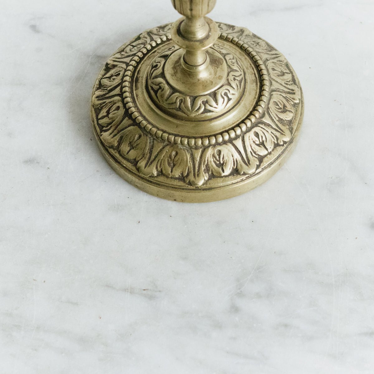 Vintage Brass Candlestick - elsie green - decor