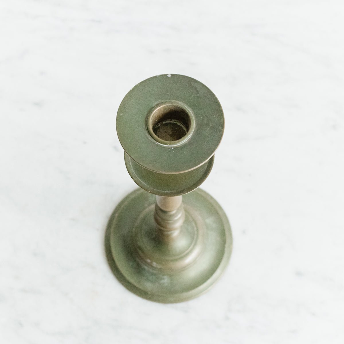 Vintage Brass Candlestick - elsie green - decor