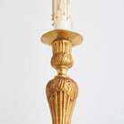 Vintage Brass Candlestick Lamp - elsie green - decor