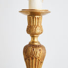 Vintage Brass Candlestick Lamp - elsie green - decor