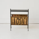 Vintage Brass Magazine Stand - elsie green - decor