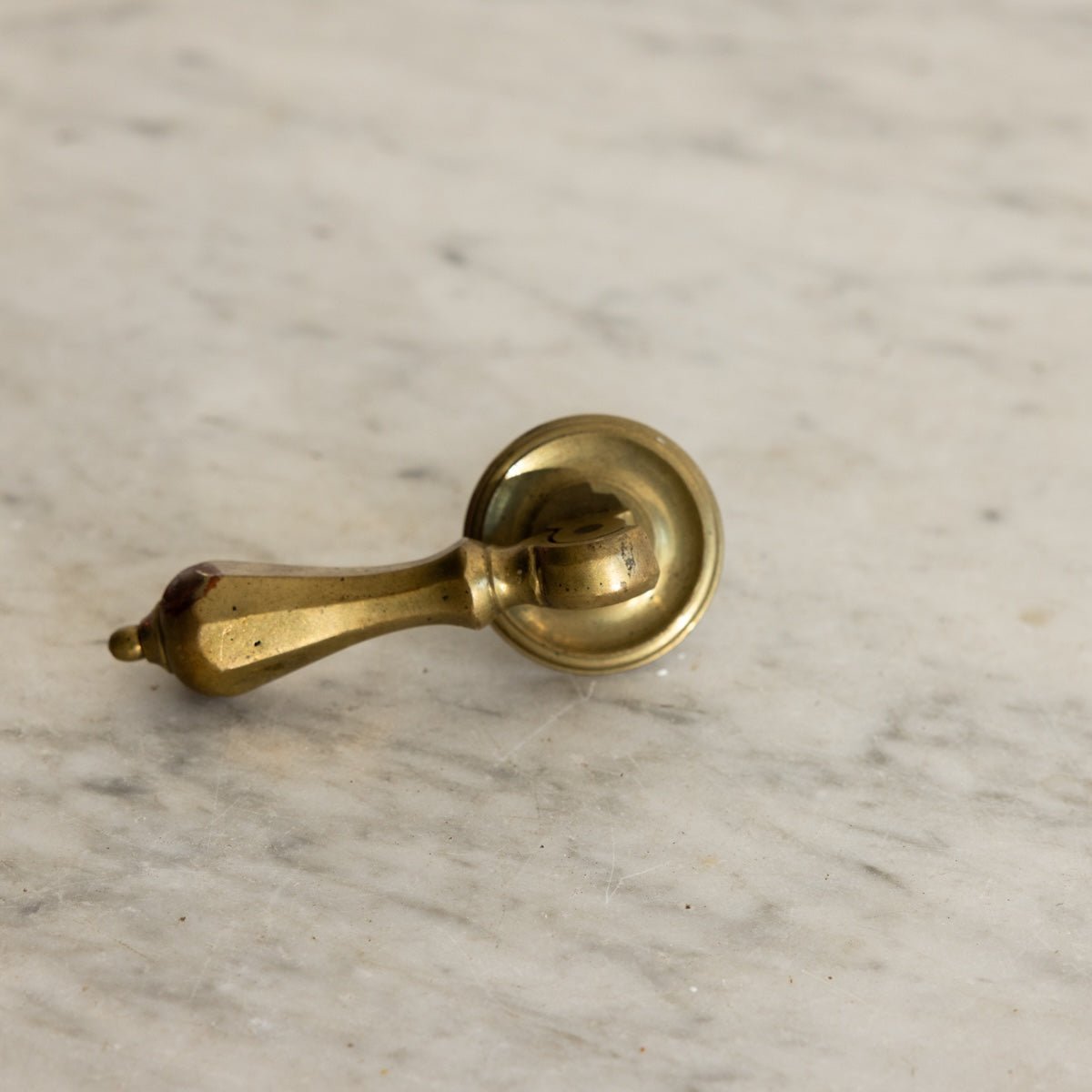 Vintage Brass Teardrop Pull - elsie green - decor