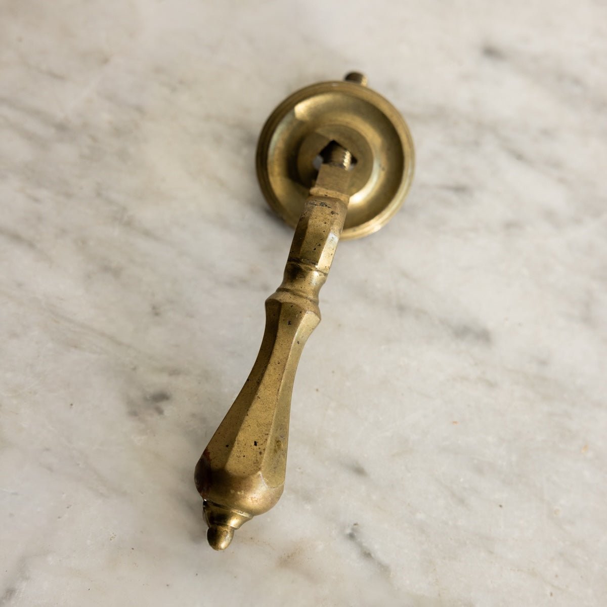 Vintage Brass Teardrop Pull - elsie green - decor