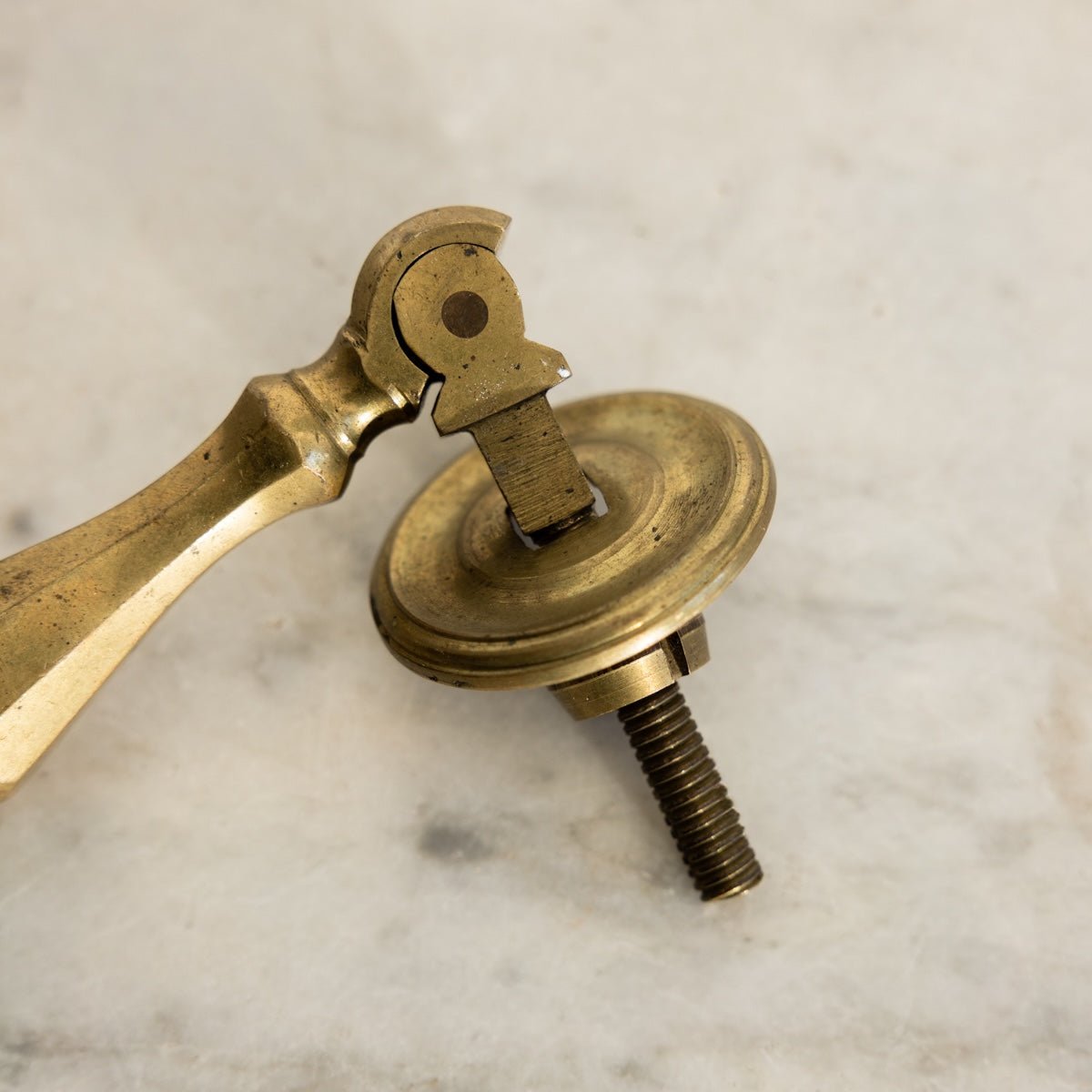 Vintage Brass Teardrop Pull - elsie green - decor