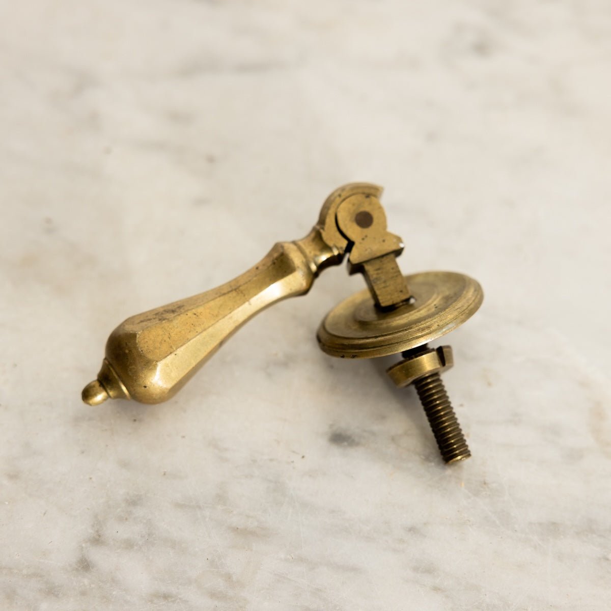 Vintage Brass Teardrop Pull - elsie green - decor