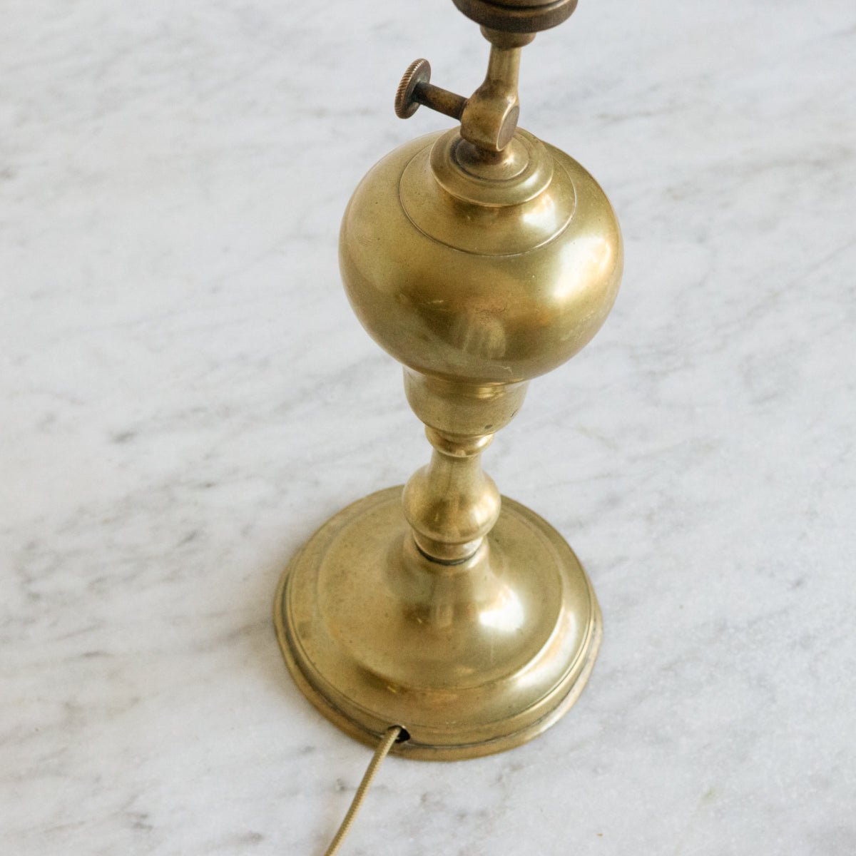 Vintage Burnished Brass Lamp - elsie green - decor