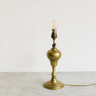 Vintage Burnished Brass Lamp - elsie green - decor