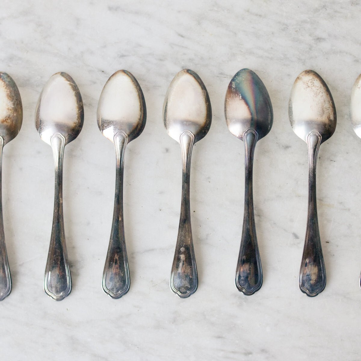 Vintage Christofle Tablespoon Set of 12 - elsie green - the french kitchen