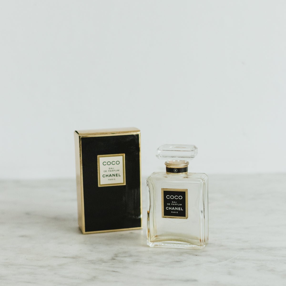 Vintage Coco Chanel Perfume Bottle - elsie green - decor