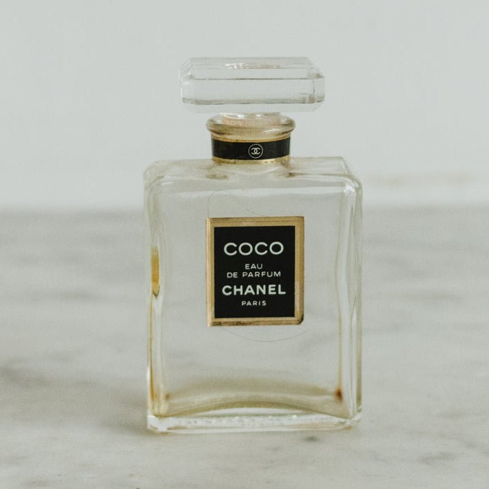 Vintage Coco Chanel Perfume Bottle - elsie green - decor
