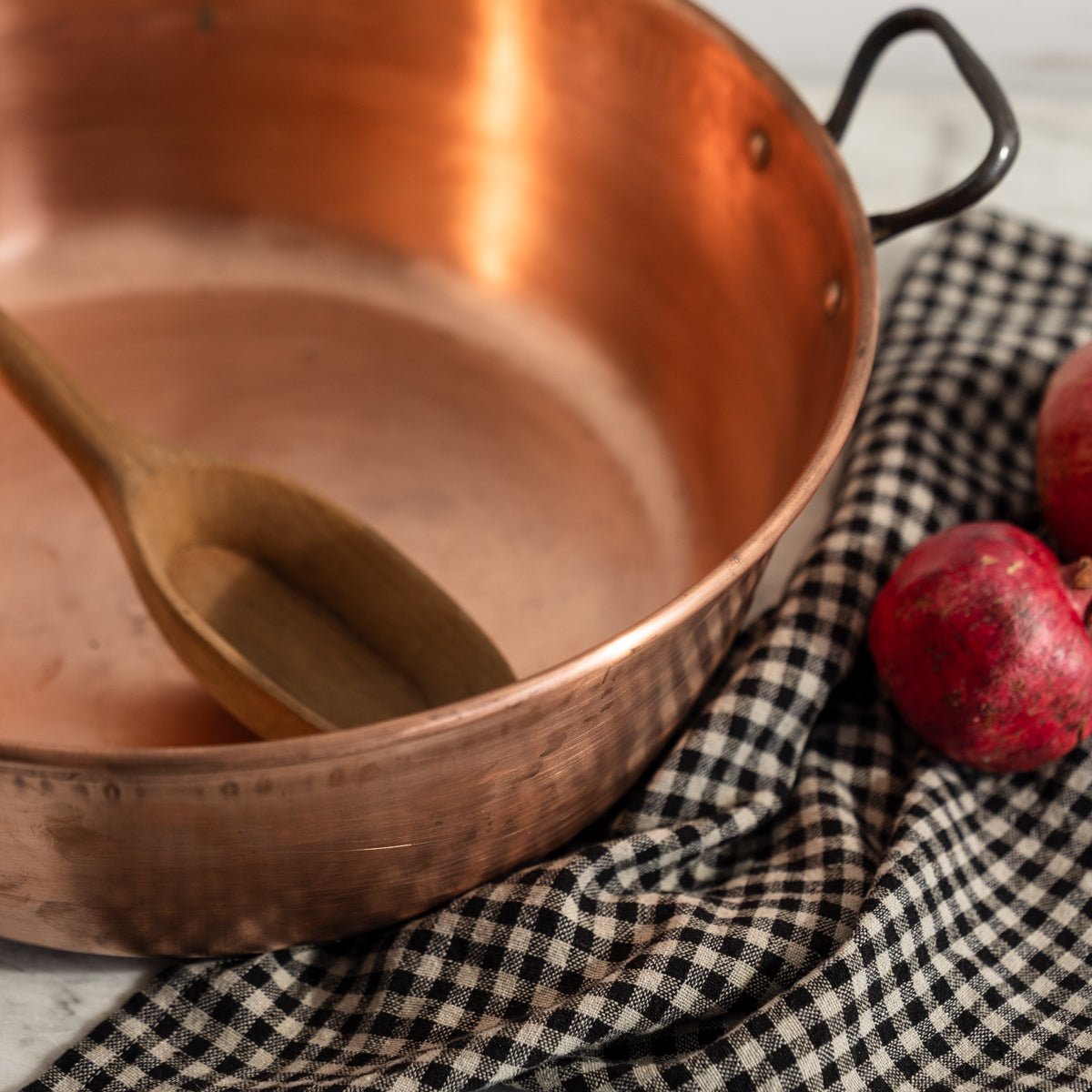 Vintage Copper Jam Pot - elsie green - the french kitchen
