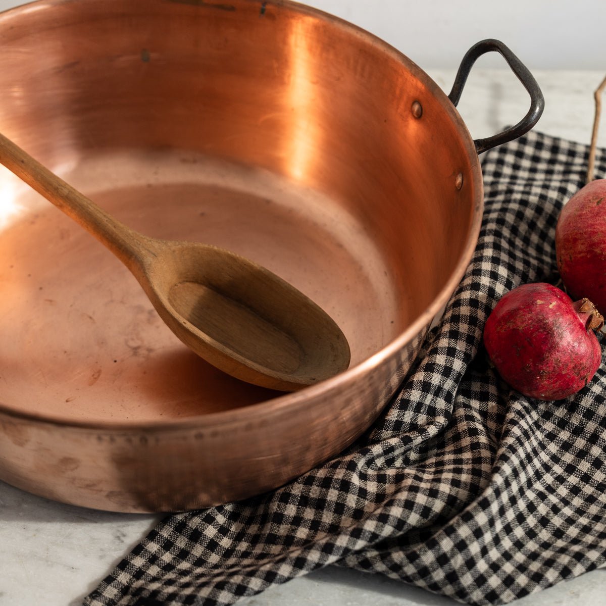 Vintage Copper Jam Pot - elsie green - the french kitchen