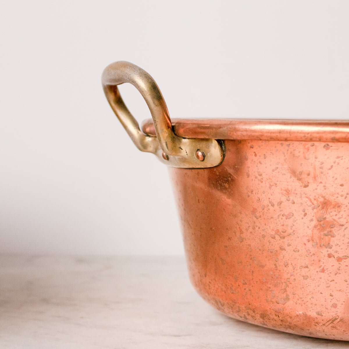 Vintage Copper Jam Pot - elsie green - the french kitchen