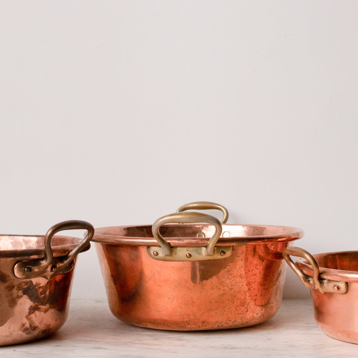Vintage Copper Jam Pot - elsie green - the french kitchen