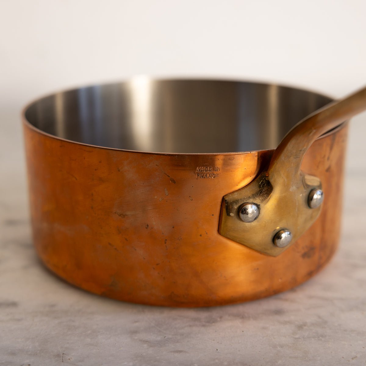 Vintage Copper Pot Set of 6 - elsie green - the french kitchen