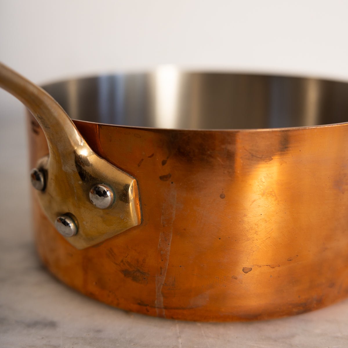 Vintage Copper Pot Set of 6 - elsie green - the french kitchen