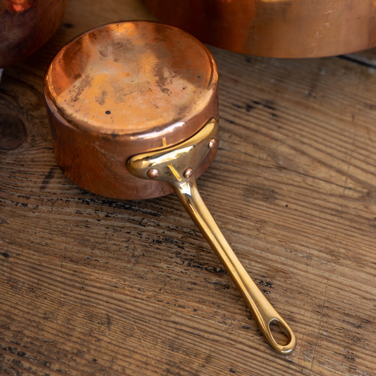 Vintage Copper Pot Set of 6 - elsie green - the french kitchen