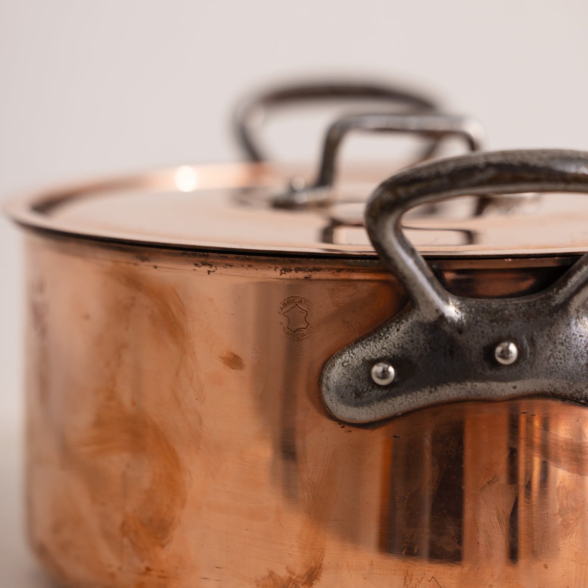 Vintage Copper Stock Pot - elsie green - the french kitchen